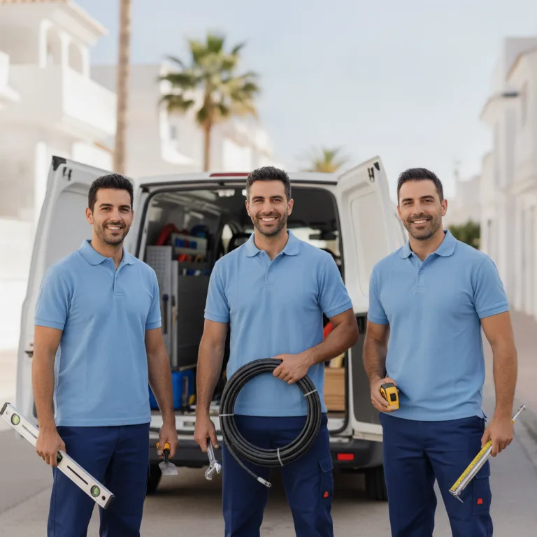 Instalación de Piscinas equipo en Benalmadena